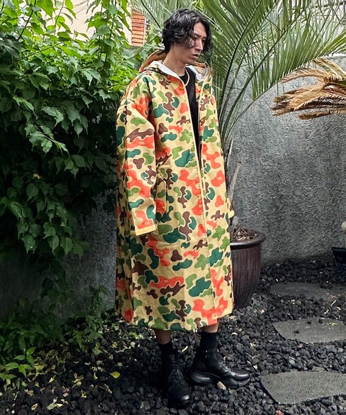 minsobi（ミンソビ）の「3color オーバーサイズレインコート（ナイロンジャケット・メンズ・チェック/ブラック/ベージュ・FREE）」の15枚目の写真