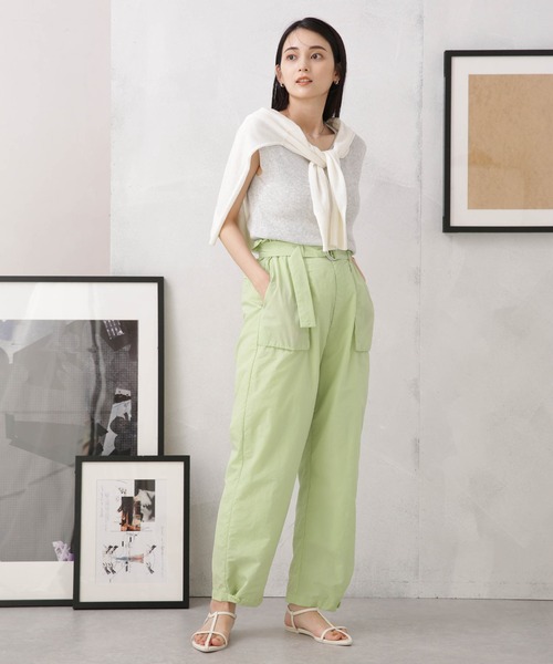 LB.04/前後2way多ボタンノースリーブニット