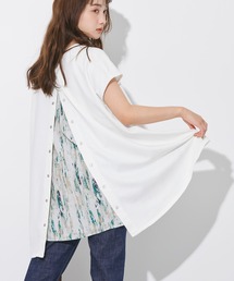 AMERICAN HOLIC | バック異素材ドットボタンカットプルオーバー(Tシャツ/カットソー)