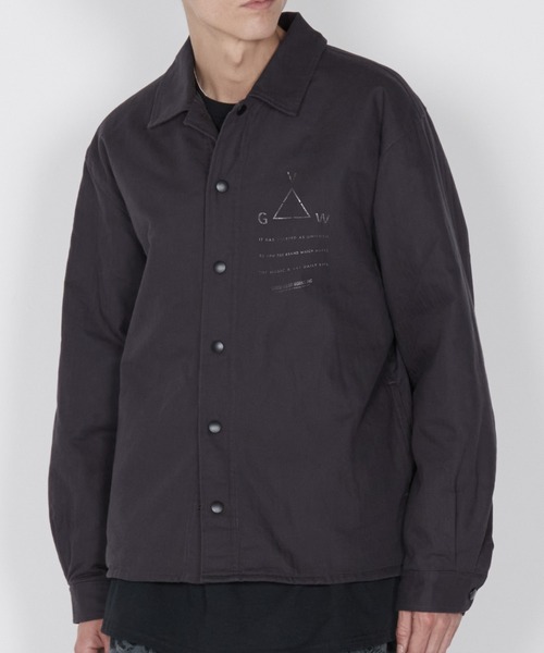 VIRGOwearworks（ヴァルゴウェアワークス）の「H/B QUILTED SHIRT（カバーオール・メンズ・ブラック/チャコールグレー/オリーブドラブ・3/4/2）」の20枚目の写真