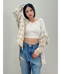 GYDA | WINDOWPANE CHECK SHIRT(シャツ/ブラウス)