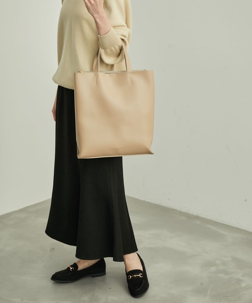 ROPE' PICNIC(ロペピクニック)の「A4対応/軽量前後アシンメトリートート&ショルダーバッグ(トートバッグ・レディース・ベージュ/ブラウン/ブラック・FREE)」の20枚目の写真