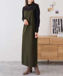 キャミソールロングワンピース