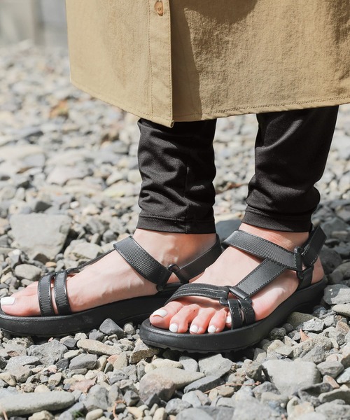 osharewalker（オシャレウォーカー）の「【廃盤】『12分丈レギンス』（ラッシュガード・レディース・グレー/ブラック・1/2）」の7枚目の写真