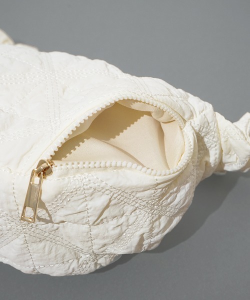 キルティングギャザーバッグ2（ショルダーバッグ）｜flower