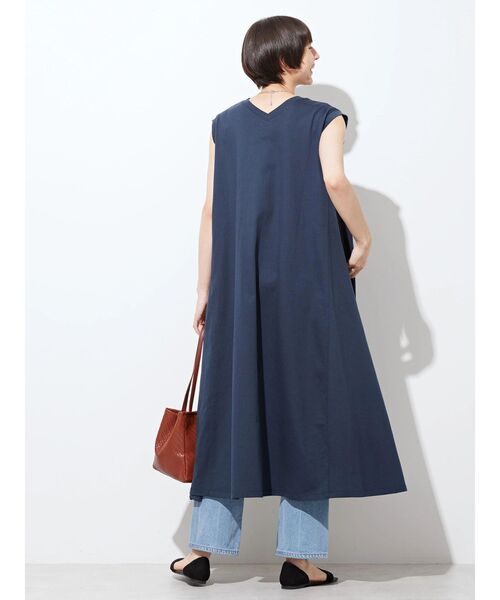 セール】ノースリーブカットフレアワンピース（ワンピース）｜AMERICAN