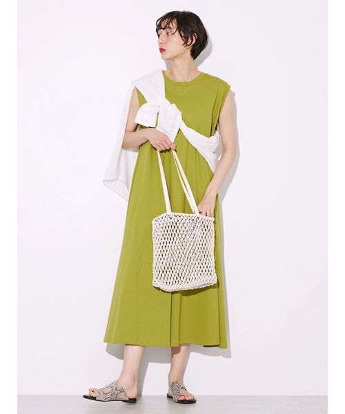 AMERICAN HOLIC（アメリカンホリック）の「ノースリーブカットフレアワンピース（ワンピース・レディース・パープル/ネイビー/ブラウン/マスタード・L/M）」の17枚目の写真