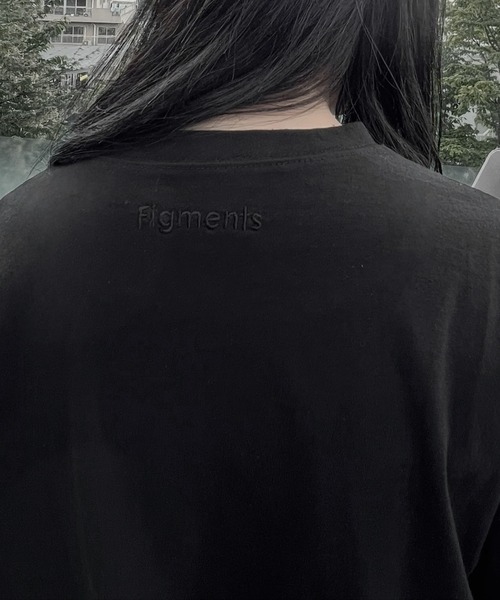 Figments(フィグメンツ)の「RVスリーブ刺繍ロゴT(Tシャツ/カットソー・レディース・グレー/オフホワイト/グリーン・SMALL/MEDIUM)」の18枚目の写真