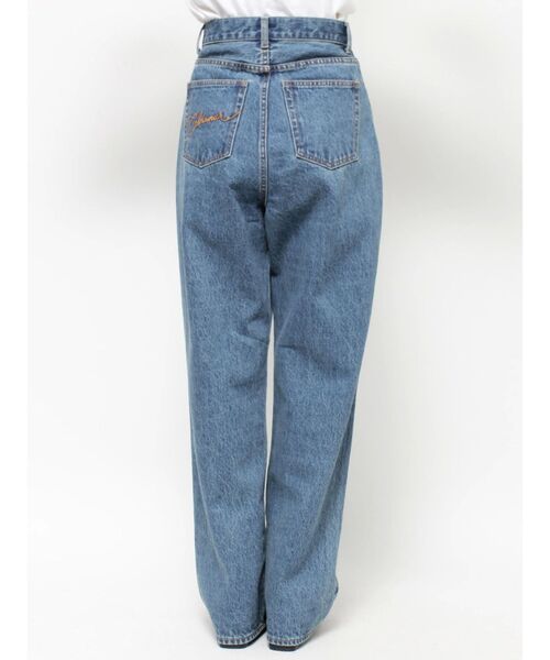 CALNAMUR（カルナムール）の「ビジューストレートデニムパンツ（デニムパンツ・レディース・ブルー・SMALL/MEDIUM）」の12枚目の写真