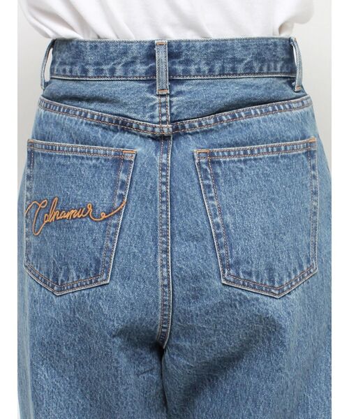 CALNAMUR（カルナムール）の「ビジューストレートデニムパンツ（デニムパンツ・レディース・ブルー・SMALL/MEDIUM）」の10枚目の写真