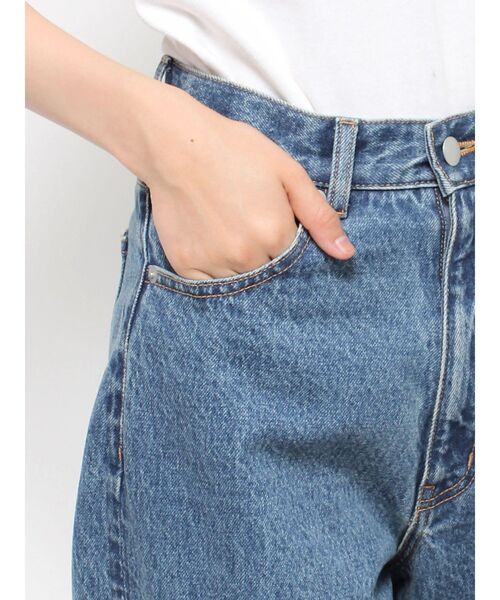 CALNAMUR（カルナムール）の「ビジューストレートデニムパンツ（デニムパンツ・レディース・ブルー・SMALL/MEDIUM）」の7枚目の写真