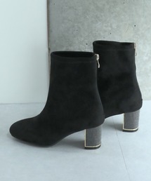 メタルラインヒールショートストレッチブーツ(217-20292)JELLY BEANS(ジェリービーンズ)