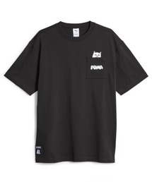 【PUMA×RIPNDIP/プーマ×リップンディップ】 コラボ 半袖 ポケットTEE ワンポイント オーバーサイズ 622195