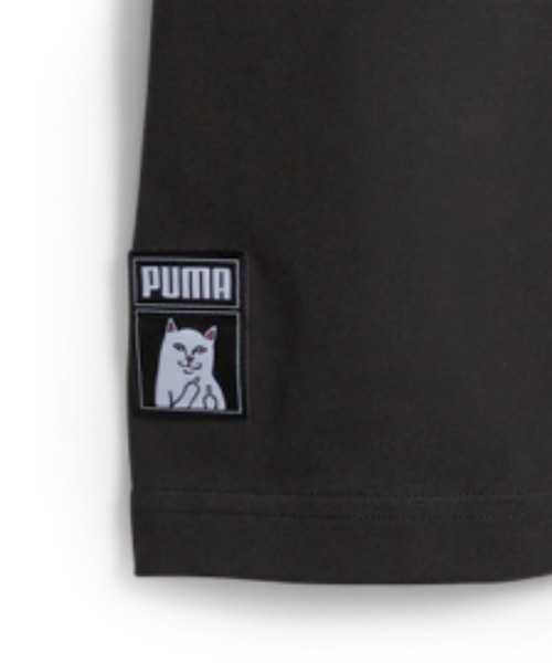 PUMA(プーマ)の「【PUMA×RIPNDIP/プーマ×リップンディップ】 コラボ 半袖 ポケットTEE ワンポイント オーバーサイズ 622195(Tシャツ/カットソー・メンズ・ブラック/ホワイト・S/XL/M/L)」の11枚目の写真