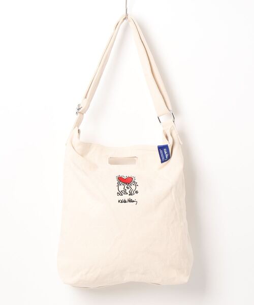 Keith Haring / キースヘリング 】 刺繍 キャンバス ショルダー