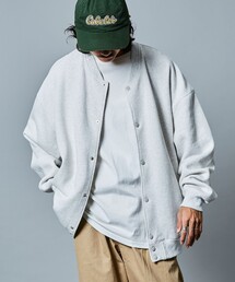 FREAK'S STORE | 限定展開 ビッグシルエット スウェット スナップカーディガン/裏起毛(カーディガン/ボレロ)