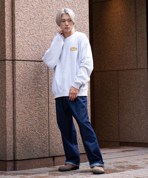 VISION STREET WEAR(ヴィジョンストリートウェア)の「【VISION STREET WEAR/ビジョンストリートウェア】 バックプリント バック刺繍 裏毛 クルーネック トレーナー スウェット(スウェット・メンズ・ブラック/杢グレー/ブルー/ブラウン・MEDIUM/LARGE/X-LARGE)」の14枚目の写真