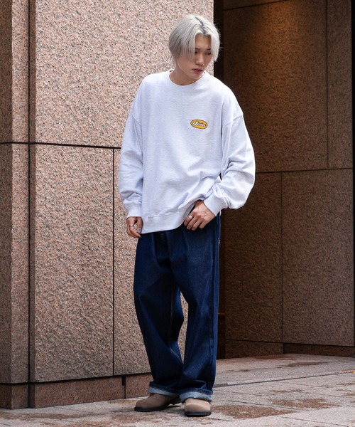 VISION STREET WEAR(ヴィジョンストリートウェア)の「【VISION STREET WEAR/ビジョンストリートウェア】 バックプリント バック刺繍 裏毛 クルーネック トレーナー スウェット(スウェット・メンズ・ブラック/杢グレー/ブルー/ブラウン・MEDIUM/LARGE/X-LARGE)」の15枚目の写真