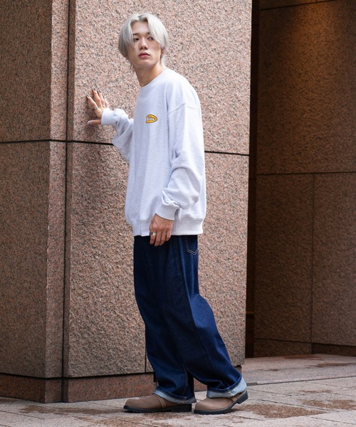 VISION STREET WEAR(ヴィジョンストリートウェア)の「【VISION STREET WEAR/ビジョンストリートウェア】 バックプリント バック刺繍 裏毛 クルーネック トレーナー スウェット(スウェット・メンズ・ブラック/杢グレー/ブルー/ブラウン・MEDIUM/LARGE/X-LARGE)」の17枚目の写真