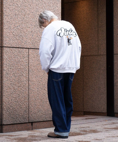 VISION STREET WEAR(ヴィジョンストリートウェア)の「【VISION STREET WEAR/ビジョンストリートウェア】 バックプリント バック刺繍 裏毛 クルーネック トレーナー スウェット(スウェット・メンズ・ブラック/杢グレー/ブルー/ブラウン・MEDIUM/LARGE/X-LARGE)」の19枚目の写真