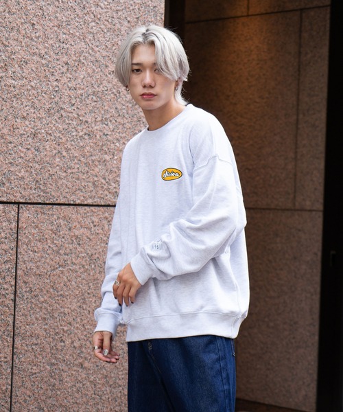 VISION STREET WEAR(ヴィジョンストリートウェア)の「【VISION STREET WEAR/ビジョンストリートウェア】 バックプリント バック刺繍 裏毛 クルーネック トレーナー スウェット(スウェット・メンズ・ブラック/杢グレー/ブルー/ブラウン・MEDIUM/LARGE/X-LARGE)」の20枚目の写真