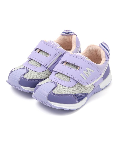 IFME（イフミー）の「KIDS｜IFME joob 太ベルトコンビカラースニーカー B（スニーカー・キッズ・ピンク/パープル/グリーン・21.0cm/17.5cm/15.5cm/20.5cm/20.0cm/16.0cm/18.0cm/19.0cm/18.5cm/15.0cm/17.0cm/16.5cm/19.5cm）」の2枚目の写真