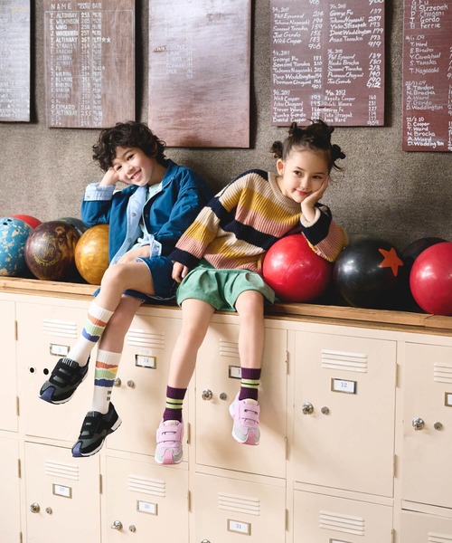 IFME（イフミー）の「KIDS｜IFME joob 太ベルトコンビカラースニーカー B（スニーカー・キッズ・ピンク/パープル/グリーン・21.0cm/17.5cm/15.5cm/20.5cm/20.0cm/16.0cm/18.0cm/19.0cm/18.5cm/15.0cm/17.0cm/16.5cm/19.5cm）」の5枚目の写真