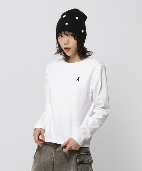 【UNISEX】ALAND／ワッペンロゴ長袖Tシャツ（Tシャツ/カットソー）｜ALAND（エーランド）