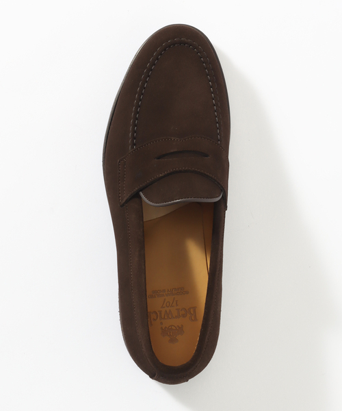 Berwick1707（バーウィック）の「【Berwick1707 / バーウィック1707】Suede Penny Loafer 5260（ローファー・メンズ・ブラウン・5/5.5/6.5/XX-SMALL/7/7.5/6）」の6枚目の写真