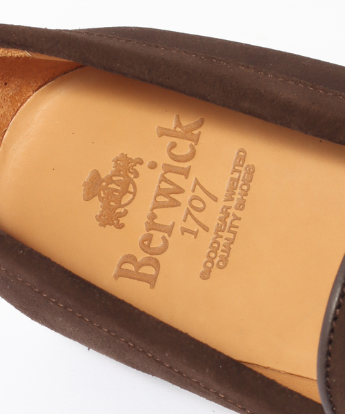 Berwick1707（バーウィック）の「【Berwick1707 / バーウィック1707】Suede Penny Loafer 5260（ローファー・メンズ・ブラウン・5/5.5/6.5/XX-SMALL/7/7.5/6）」の9枚目の写真