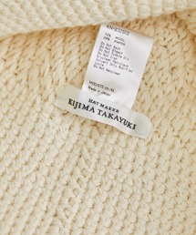 新品 KIJIMA TAKAYUKI HAND KNIT SAILOR HAT KIJIMA TAKAYUKI(キジマ タカユキ)のLINEN HAND KNIT SAILOR HAT