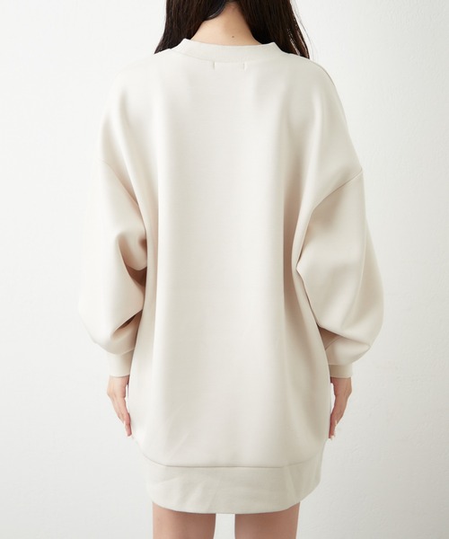 Chico(チコ)の「ダンボールフロッキープリントスウェット(スウェット・レディース・グレー/ブラック/アイボリー・FREE)」の11枚目の写真