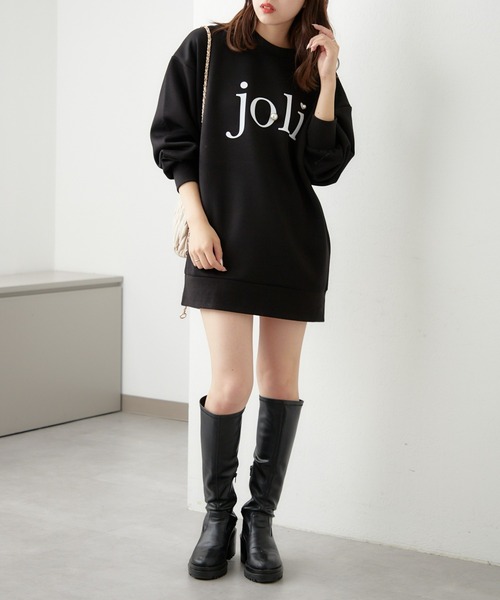 Chico(チコ)の「ダンボールフロッキープリントスウェット(スウェット・レディース・グレー/ブラック/アイボリー・FREE)」の18枚目の写真