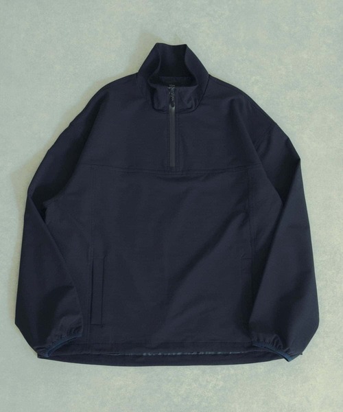 ITEMS URBANRESEARCH(アイテムズ アーバンリサーチ)の「撥水×ストレッチナイロンハーフZIPジャケット(ナイロンジャケット・メンズ・ブラック/ネイビー・MEDIUM/LARGE)」の15枚目の写真