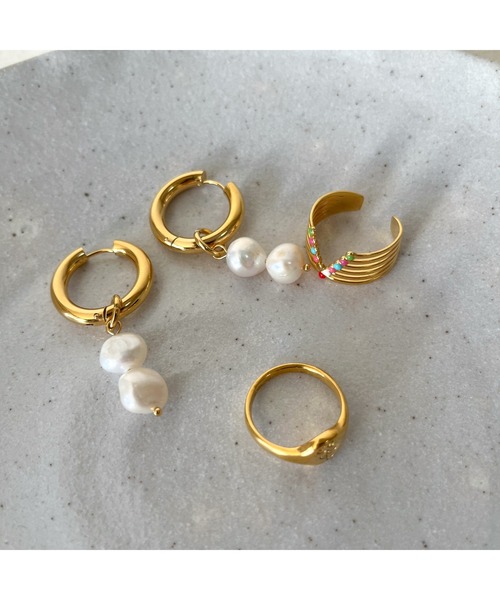 tone(トーン)の「【kocea】ステンレスピアス/淡水パール 金属アレルギー対応アクセサリー(MA)(ピアス(両耳用)・レディース・B/A/C/D・FREE)」の9枚目の写真