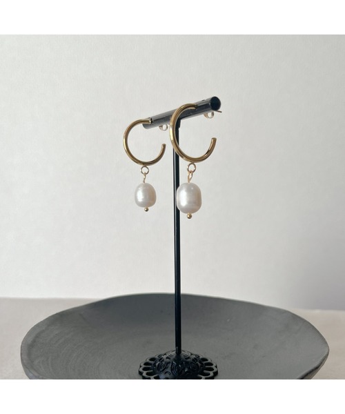 tone(トーン)の「【kocea】ステンレスピアス/淡水パール 金属アレルギー対応アクセサリー(MA)(ピアス(両耳用)・レディース・B/A/C/D・FREE)」の14枚目の写真