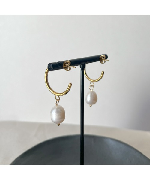 tone(トーン)の「【kocea】ステンレスピアス/淡水パール 金属アレルギー対応アクセサリー(MA)(ピアス(両耳用)・レディース・B/A/C/D・FREE)」の15枚目の写真