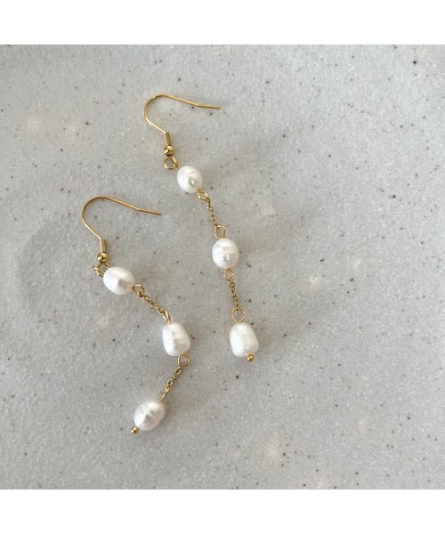 tone(トーン)の「【kocea】ステンレスピアス/淡水パール 金属アレルギー対応アクセサリー(MA)(ピアス(両耳用)・レディース・B/A/C/D・FREE)」の18枚目の写真