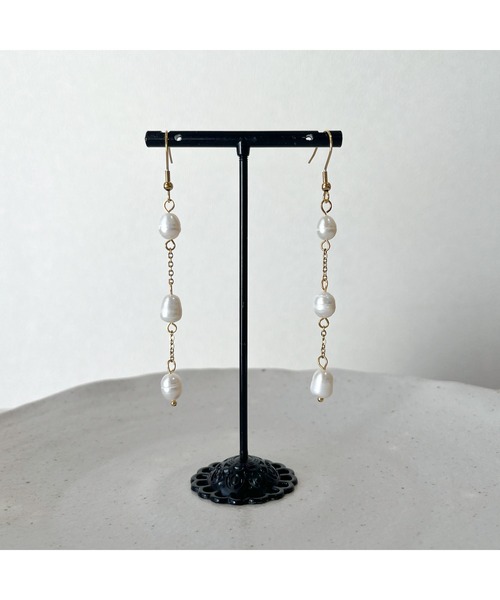 tone(トーン)の「【kocea】ステンレスピアス/淡水パール 金属アレルギー対応アクセサリー(MA)(ピアス(両耳用)・レディース・B/A/C/D・FREE)」の19枚目の写真