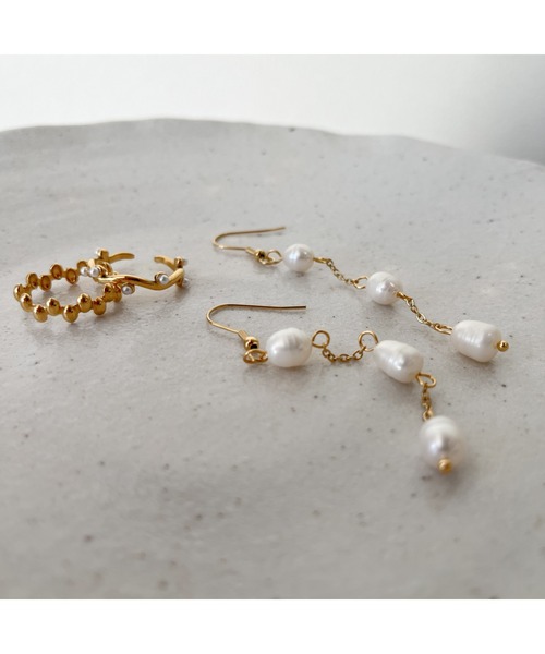 tone(トーン)の「【kocea】ステンレスピアス/淡水パール 金属アレルギー対応アクセサリー(MA)(ピアス(両耳用)・レディース・B/A/C/D・FREE)」の21枚目の写真