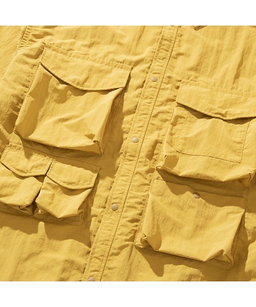 FIRST DOWN TASLAN NYLON VENTIRATION SHIRTS ファーストダウン タスラン ナイロン ベンチレーション シャツ LEOPARD F891012-99 FIRST DOWN ファーストダウン タスランナイロン ベンチ