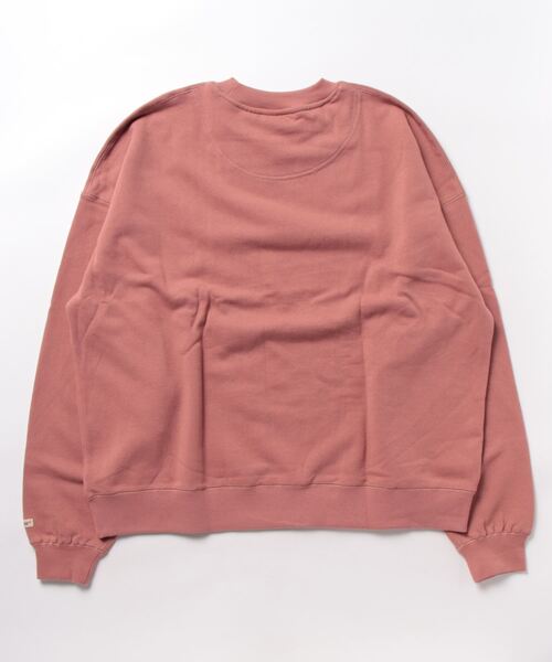 go slow caravan（ゴースローキャラバン）の「Good Wear/グッドウェア　BIG クルーネックトレーナー（スウェット・メンズ・カーキ/サンドベージュ/ブラック/グレー/コーラルピンク/ダークグリーン・X-LARGE/LARGE/MEDIUM）」の13枚目の写真