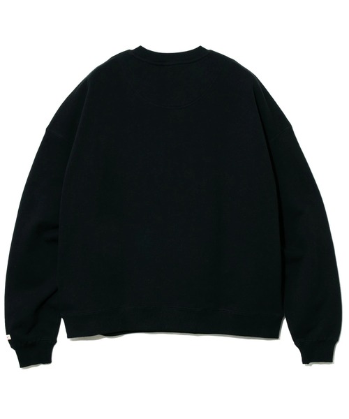 go slow caravan（ゴースローキャラバン）の「Good Wear/グッドウェア　BIG クルーネックトレーナー（スウェット・メンズ・カーキ/サンドベージュ/ブラック/グレー/コーラルピンク/ダークグリーン・X-LARGE/LARGE/MEDIUM）」の12枚目の写真