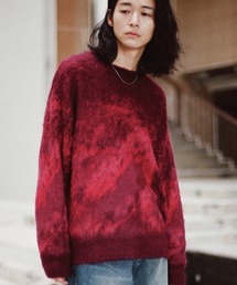 WYM LIDNM | MOHAIR BLEND JACQUARD SHAGGY KNIT(ニット/セーター)
