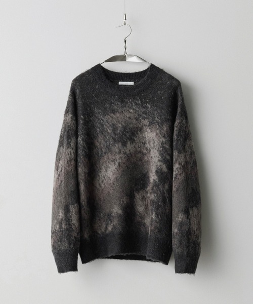 MOHAIR BLEND JACQUARD SHAGGY KNIT（ニット/セーター）｜WYM LIDNM