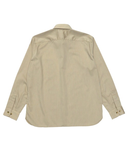 Pitta Re:)（ピッタリ）の「ラウンドテール ボタンダウン 長袖カジュアルシャツ（シャツ/ブラウス・メンズ・ベージュ・L/S/M/LL）」の2枚目の写真