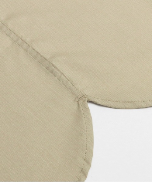 Pitta Re:)（ピッタリ）の「ラウンドテール ボタンダウン 長袖カジュアルシャツ（シャツ/ブラウス・メンズ・ベージュ・L/S/M/LL）」の4枚目の写真