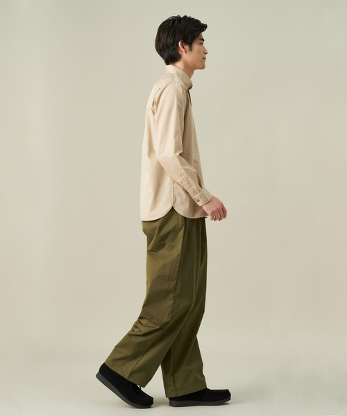 Pitta Re:)（ピッタリ）の「ラウンドテール ボタンダウン 長袖カジュアルシャツ（シャツ/ブラウス・メンズ・ベージュ・L/S/M/LL）」の8枚目の写真