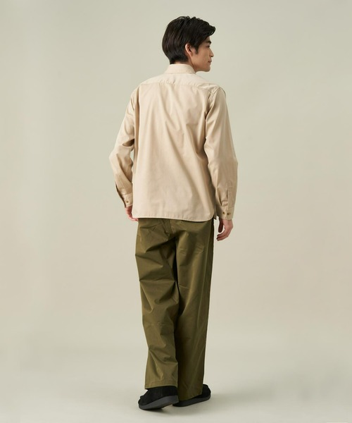 Pitta Re:)（ピッタリ）の「ラウンドテール ボタンダウン 長袖カジュアルシャツ（シャツ/ブラウス・メンズ・ベージュ・L/S/M/LL）」の9枚目の写真