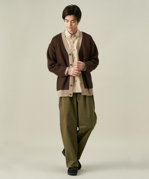 Pitta Re:)（ピッタリ）の「ラウンドテール ボタンダウン 長袖カジュアルシャツ（シャツ/ブラウス・メンズ・ベージュ・L/S/M/LL）」の10枚目の写真